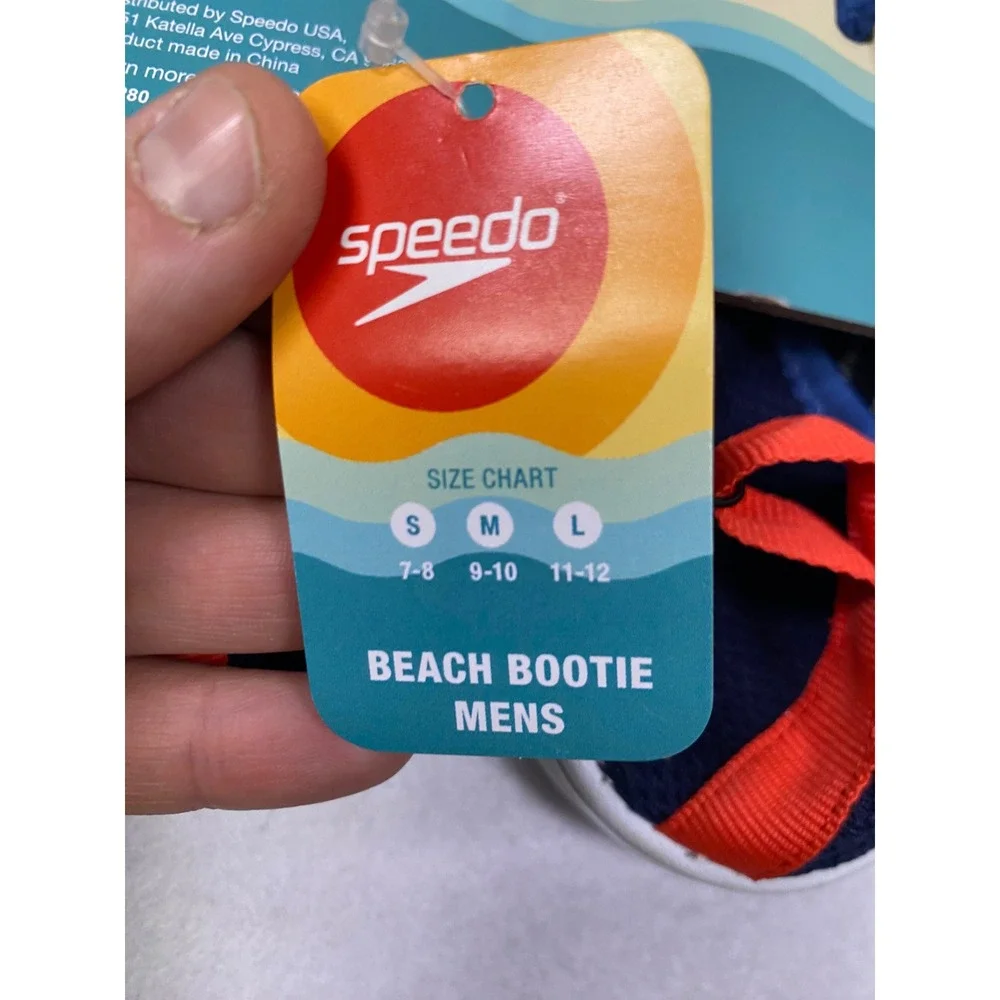 Speedo Mens Beach Bootie Water Shoes Blue Size 9/10‎ Adult